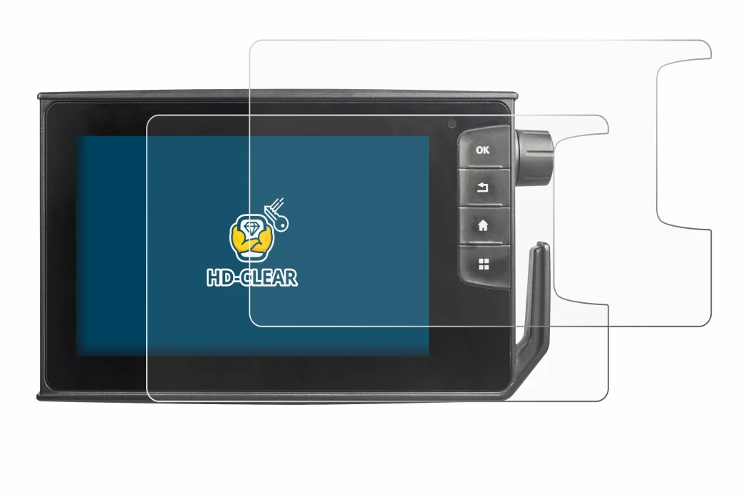 Imagen del dispositivo Valtra SmartTouch Terminal con una amplia variedad de protectores de pantalla.