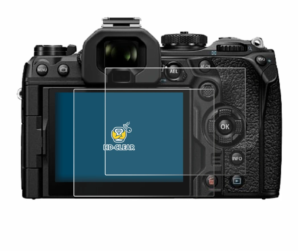 Imagen del dispositivo Olympus OM System OM-1 Mark II con una amplia variedad de protectores de pantalla.