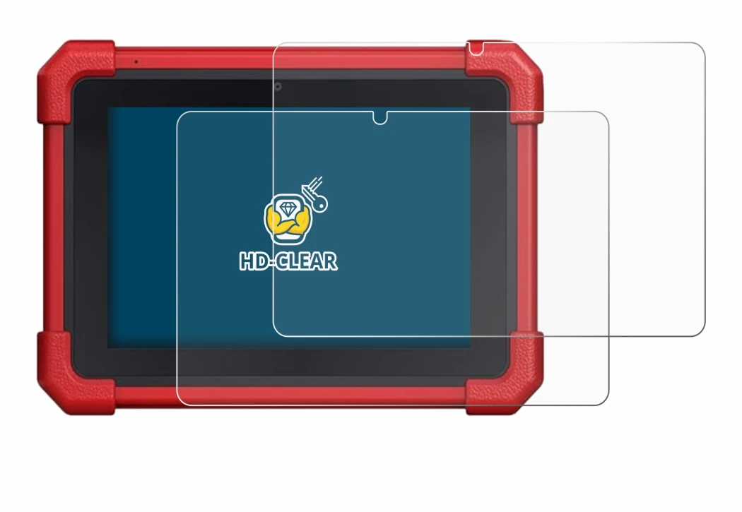 Imagen del dispositivo Launch MOT IV (4) con una amplia variedad de protectores de pantalla.