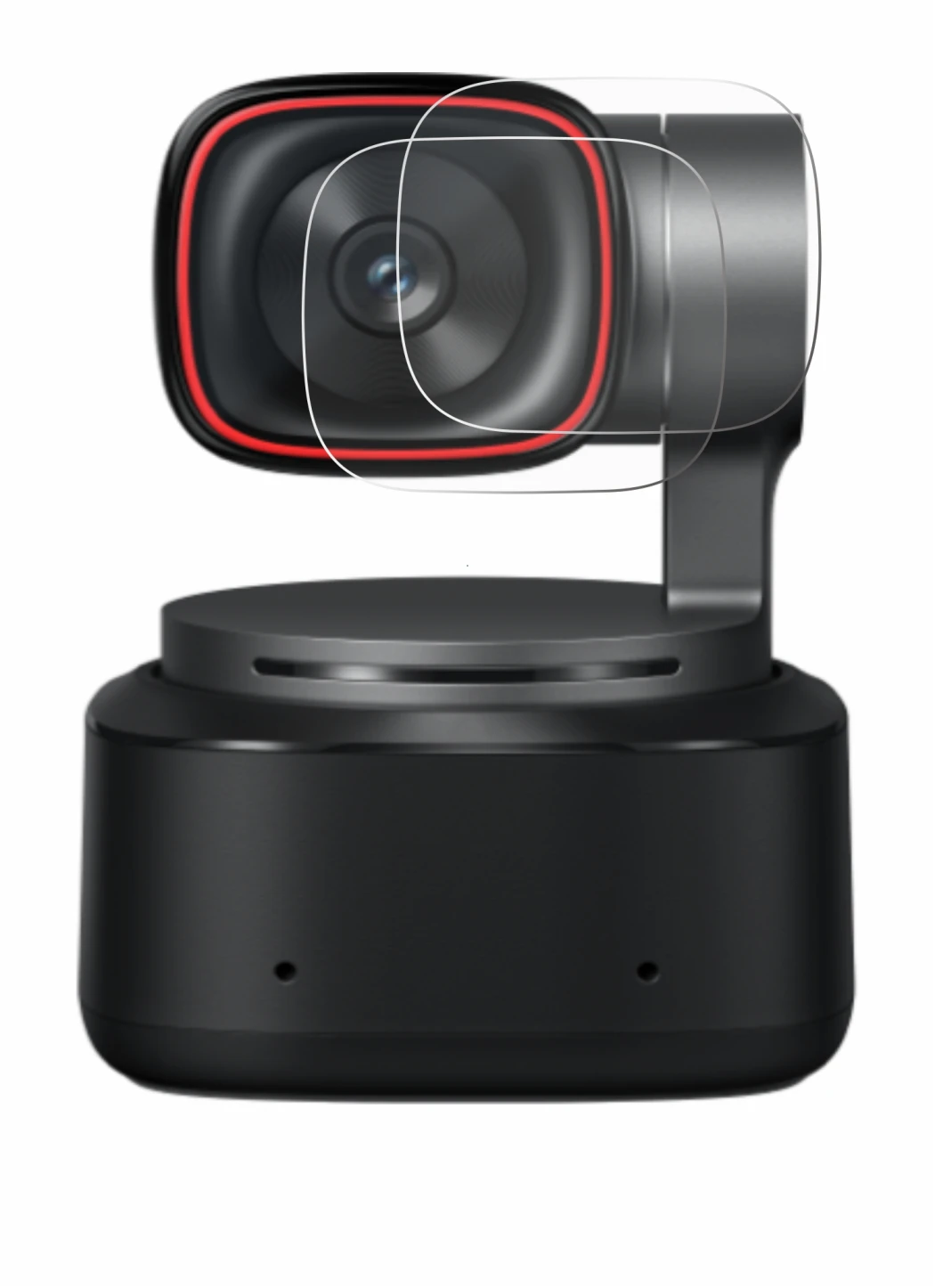 Imagen del dispositivo OBSBOT Tiny 2 con una amplia variedad de protectores de pantalla.