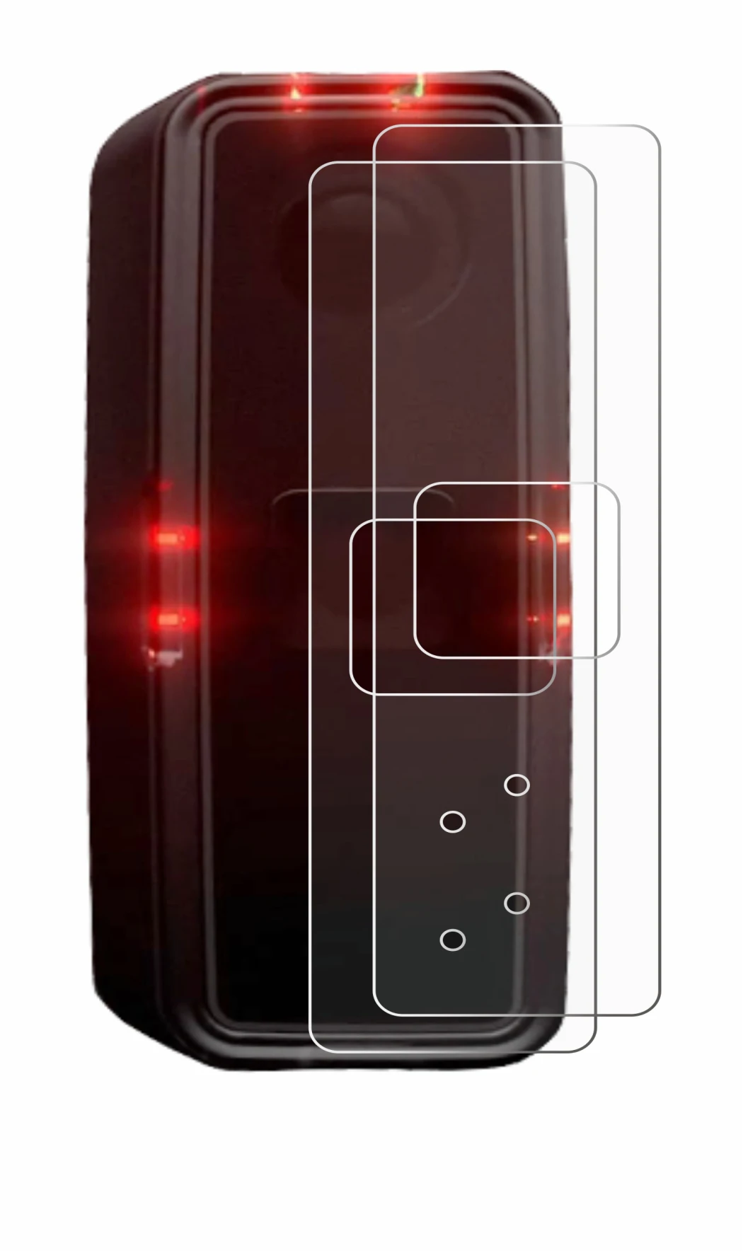 Imagen del dispositivo Alps Alpine Ride Safety RS 1000 con una amplia variedad de protectores de pantalla.