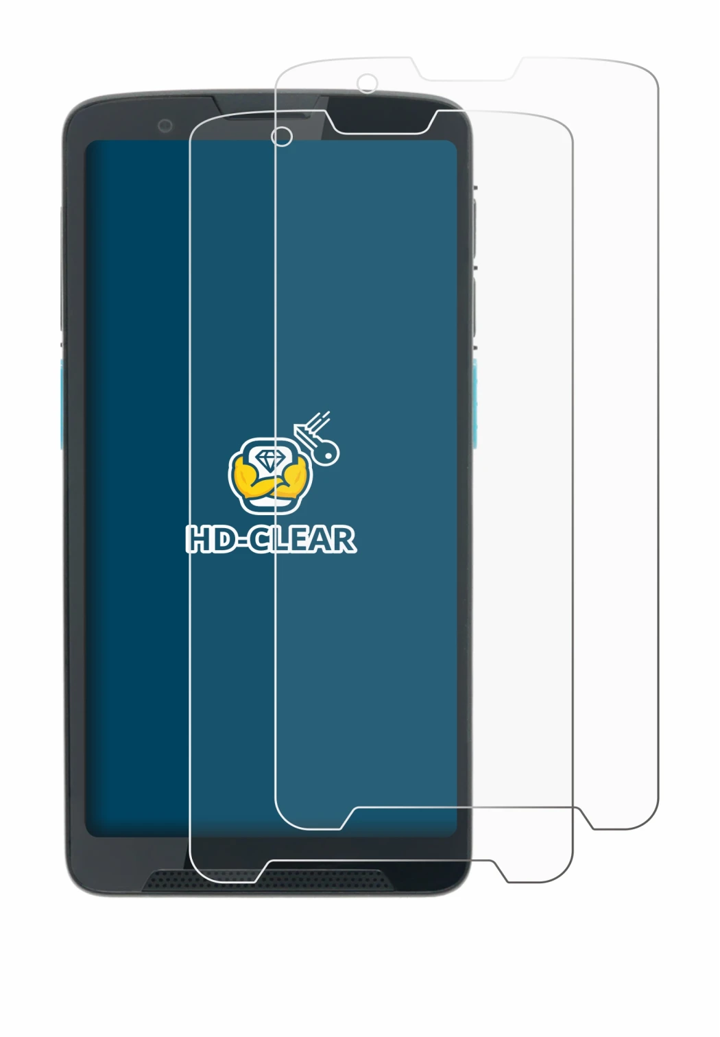 Imagen del dispositivo Unitech EA660 con una amplia variedad de protectores de pantalla.