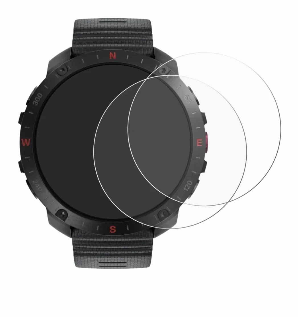 Imagen del dispositivo Polar Grit X2 Pro con una amplia variedad de protectores de pantalla.