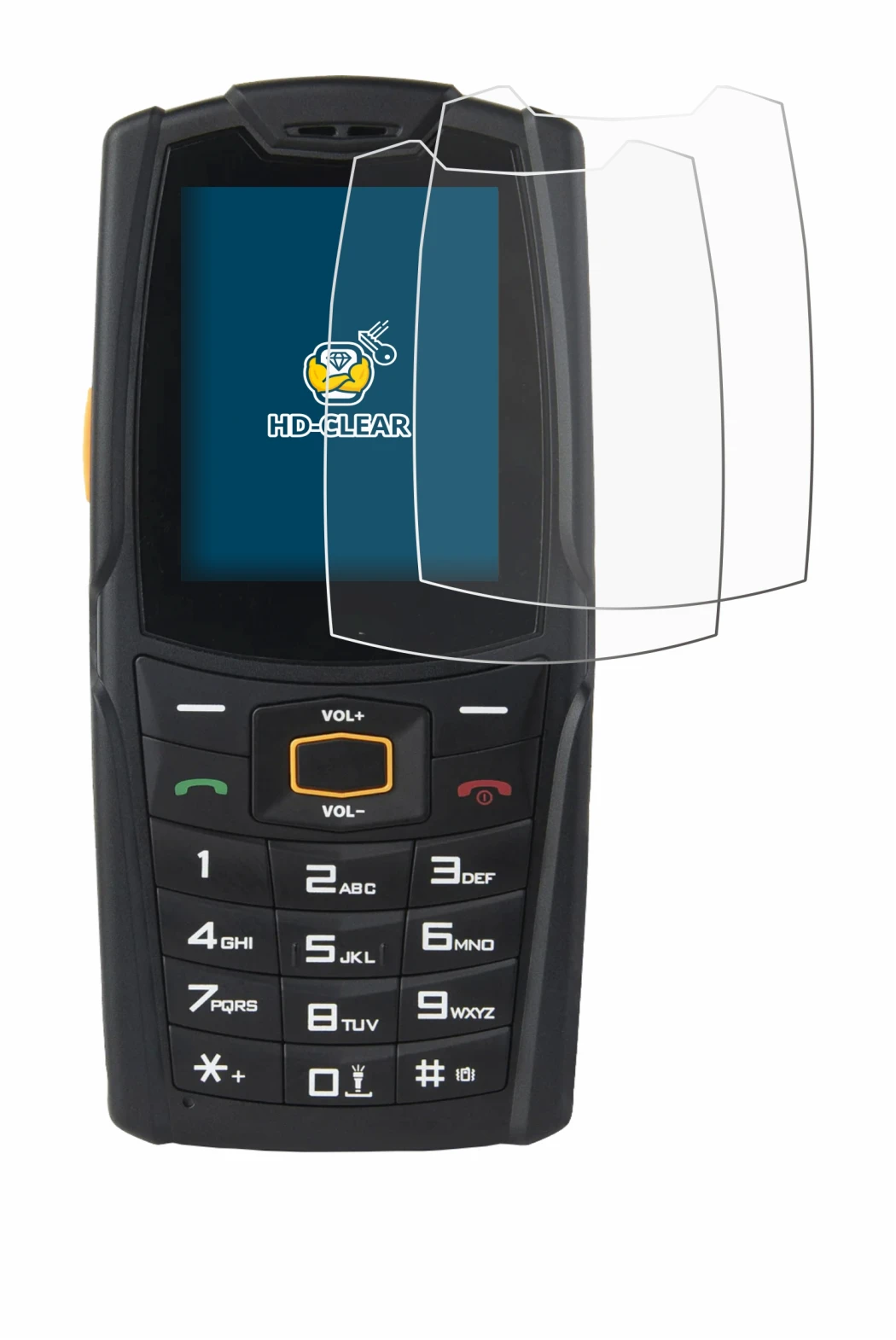 Imagen del dispositivo AGM M6 con una amplia variedad de protectores de pantalla.