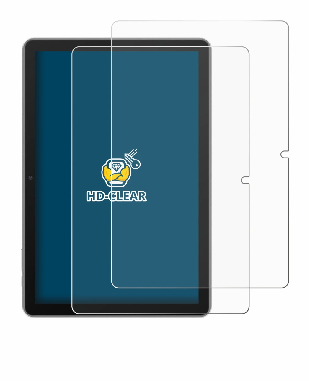 Imagen del dispositivo Blackview Tab 70 con una amplia variedad de protectores de pantalla.