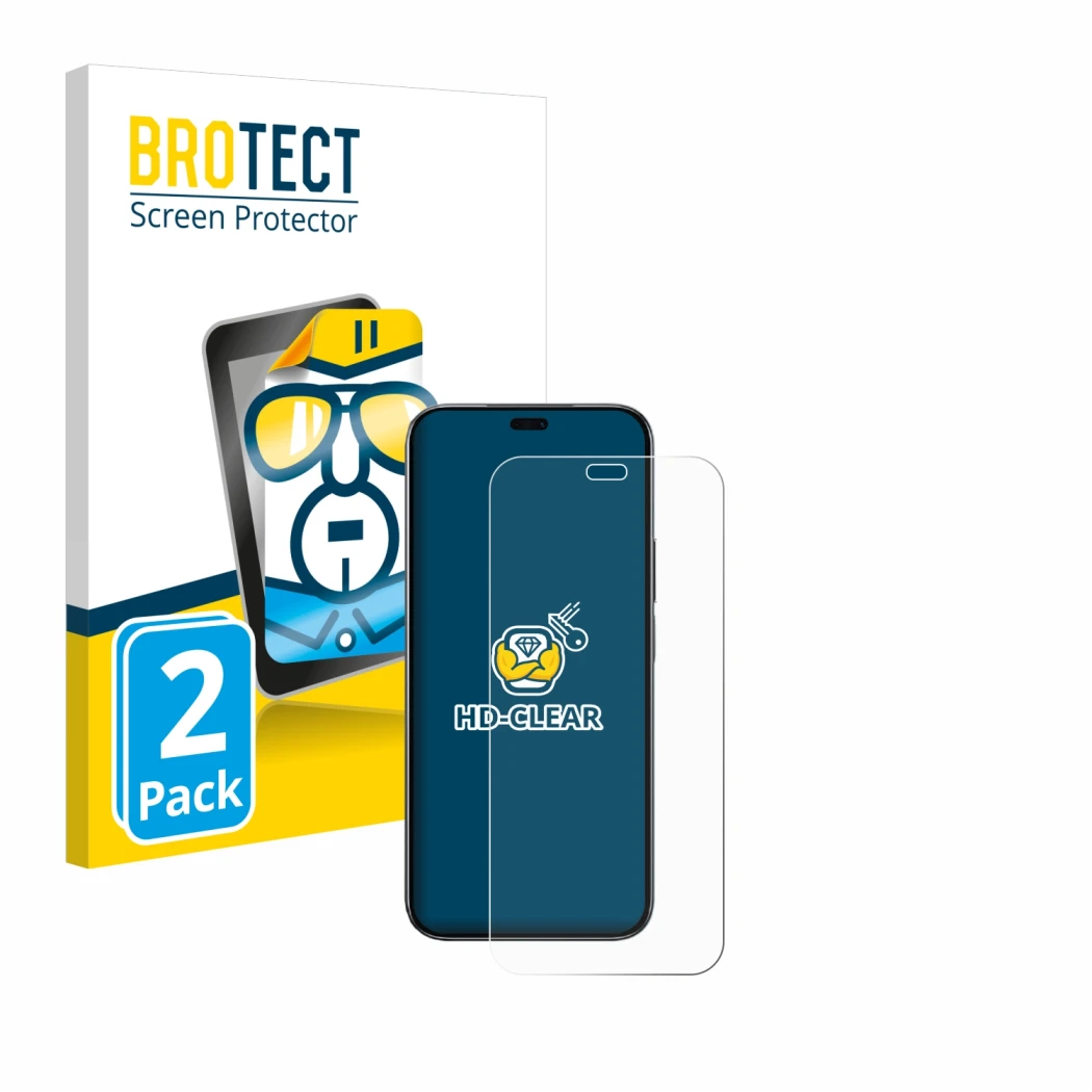 Parte frontal de un envase de producto con el logotipo de la marca BROTECT. Al lado se muestra el dispositivo Honor 200 Lite c