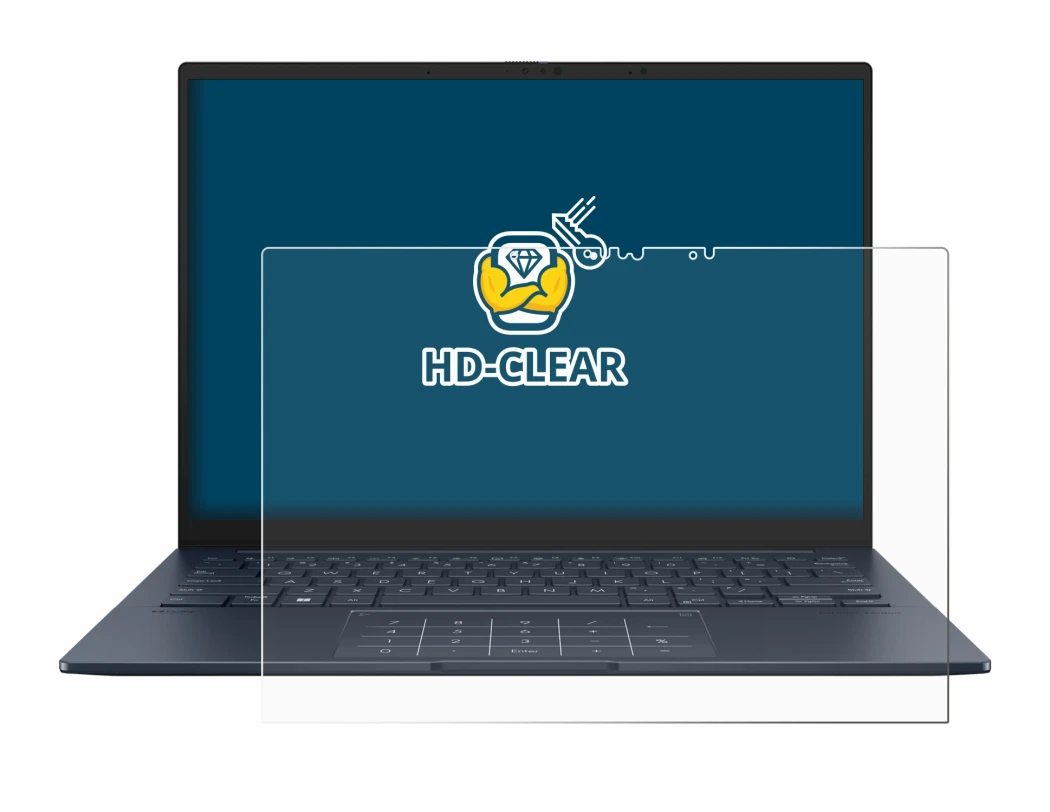 Imagen del dispositivo ASUS ZenBook 14 OLED UX3405 Touch con una amplia variedad de protectores de pantalla.