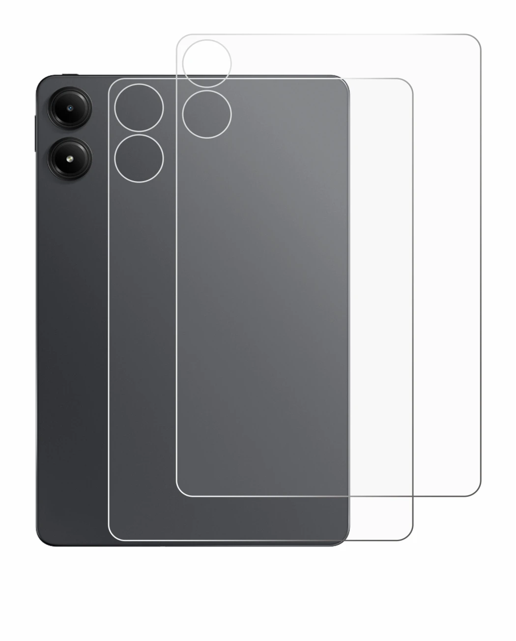 Imagen del dispositivo Xiaomi Redmi Pad Pro (Trasero) con una amplia variedad de protectores de pantalla.