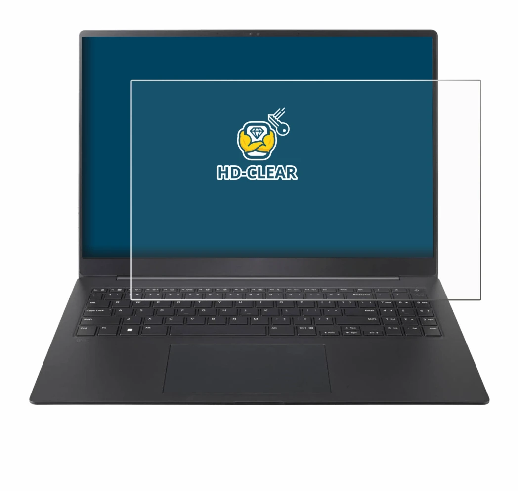 Imagen del dispositivo LG gram Pro 16 2024 con una amplia variedad de protectores de pantalla.