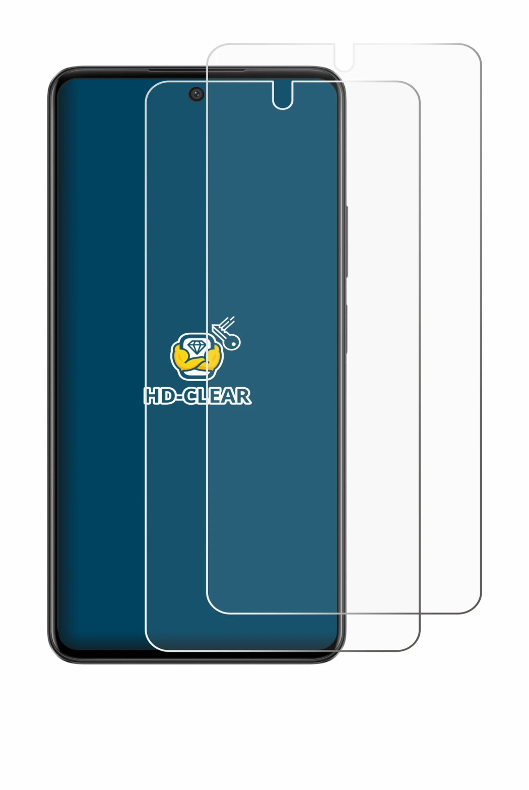 Imagen del dispositivo Oppo A79 5G con una amplia variedad de protectores de pantalla.