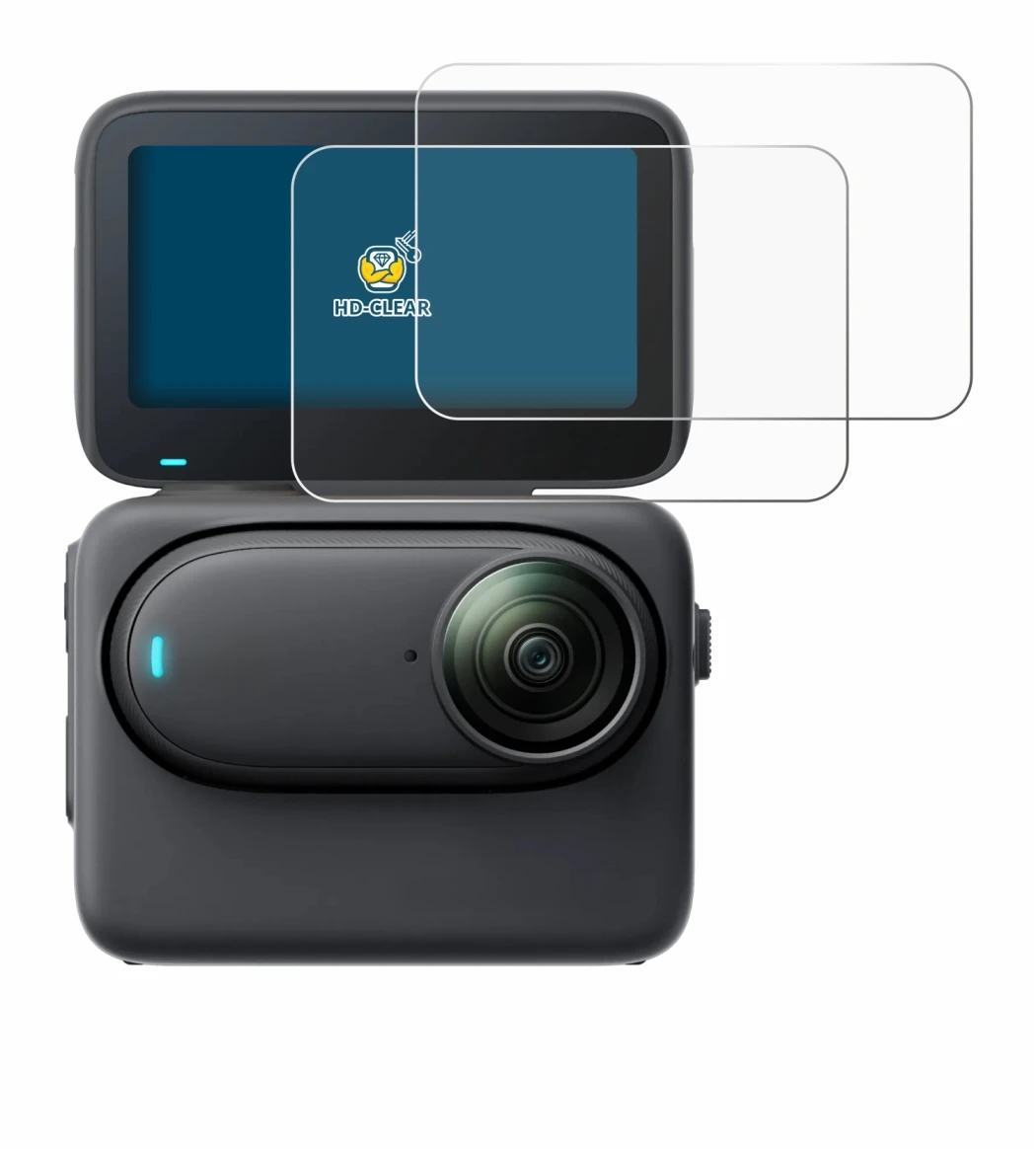 Imagen del dispositivo Insta360 Go 3S con una amplia variedad de protectores de pantalla.