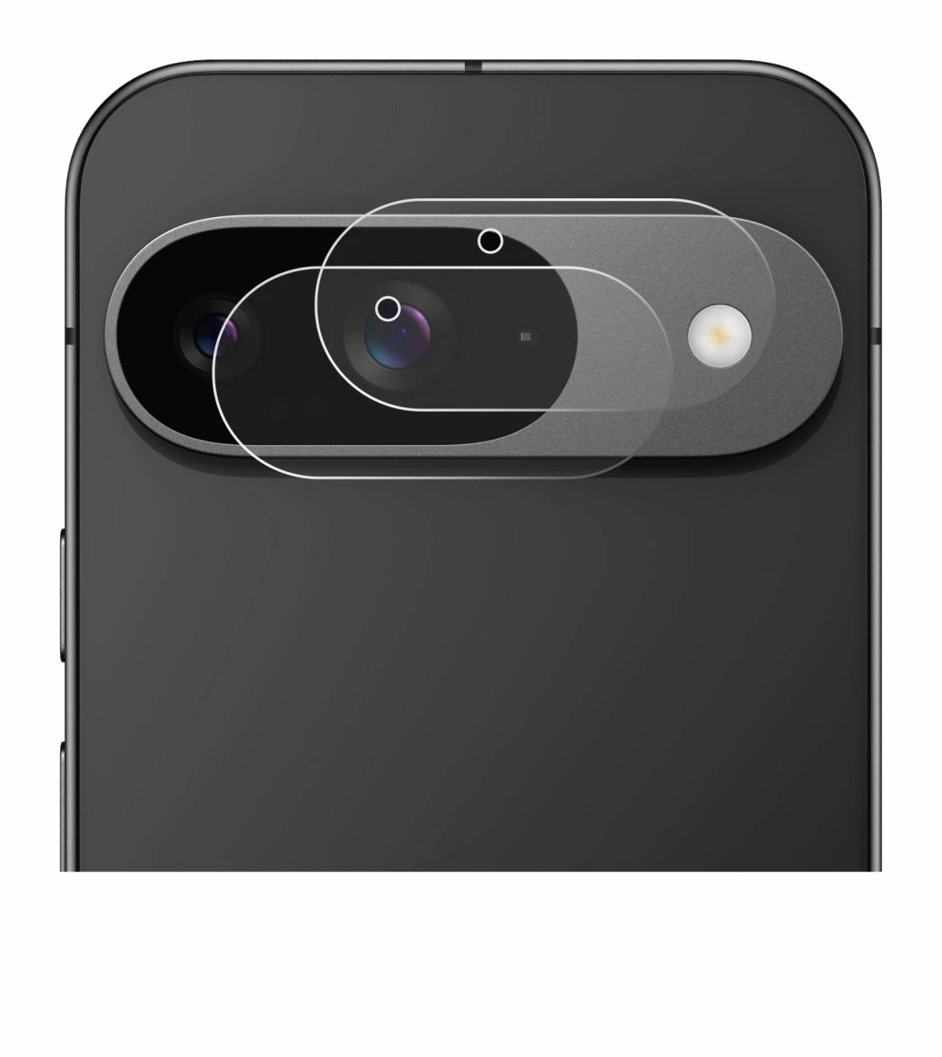Imagen del dispositivo Google Pixel 9 (SÓLO Cámara) con una amplia variedad de protectores de pantalla.