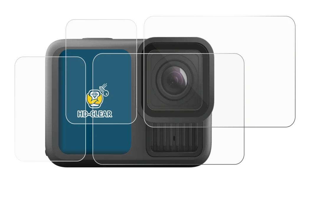 Imagen del dispositivo GoPro Hero 13 Black con una amplia variedad de protectores de pantalla.