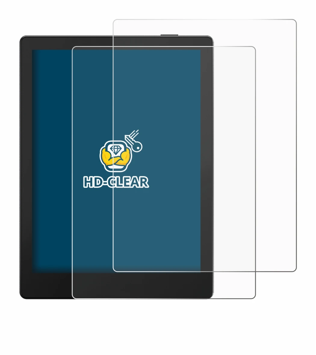 Imagen del dispositivo Boox Go 6 con una amplia variedad de protectores de pantalla.