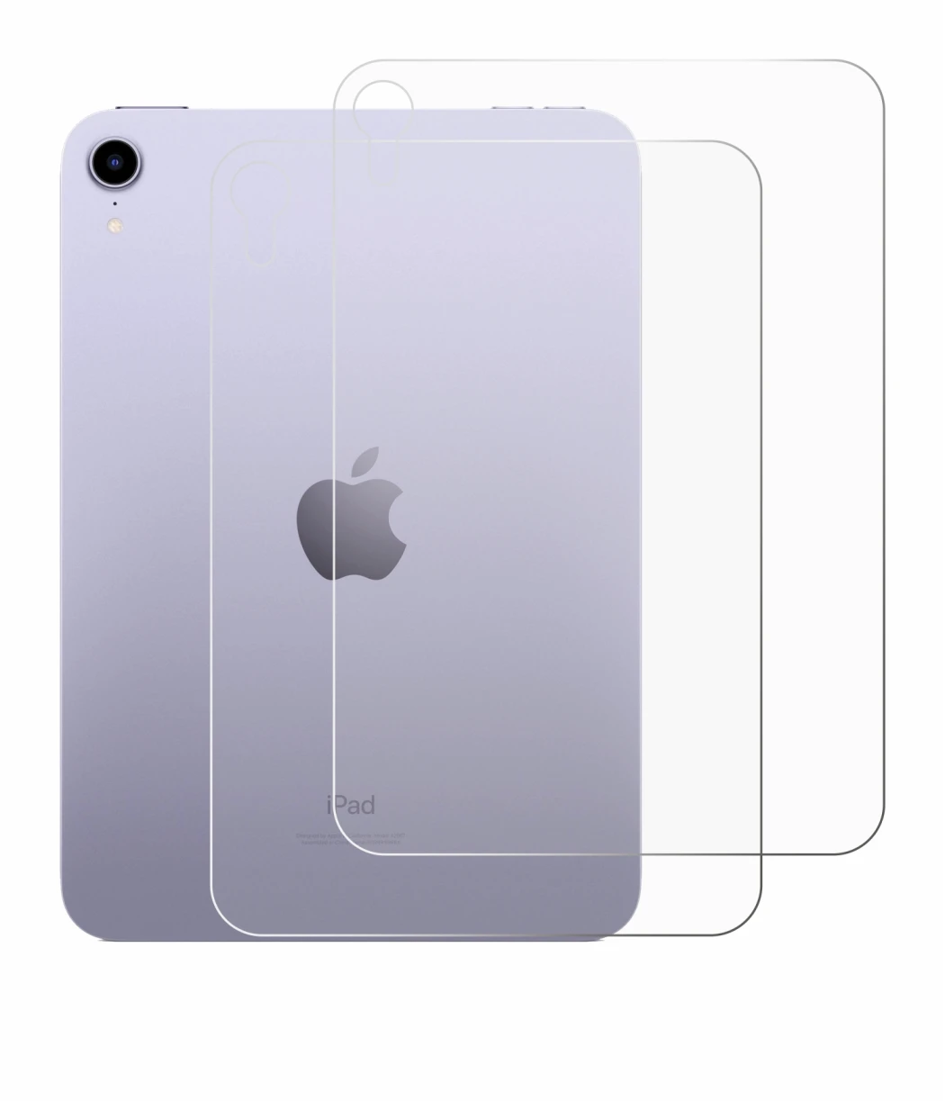Imagen del dispositivo Apple iPad Mini 7 2024 (Trasero) con una amplia variedad de protectores de pantalla.