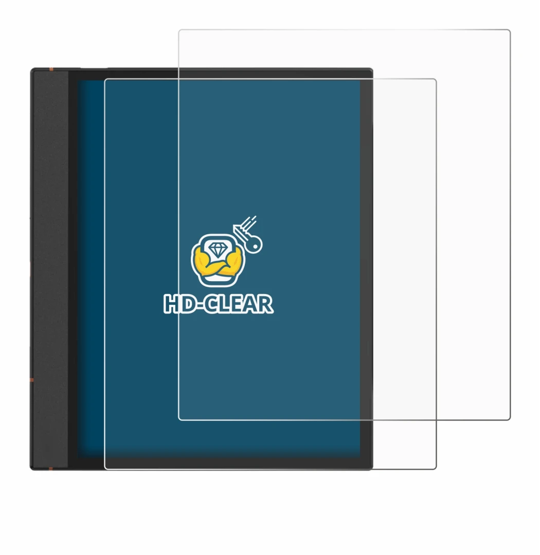 Imagen del dispositivo Boox Note Air 4 C con una amplia variedad de protectores de pantalla.