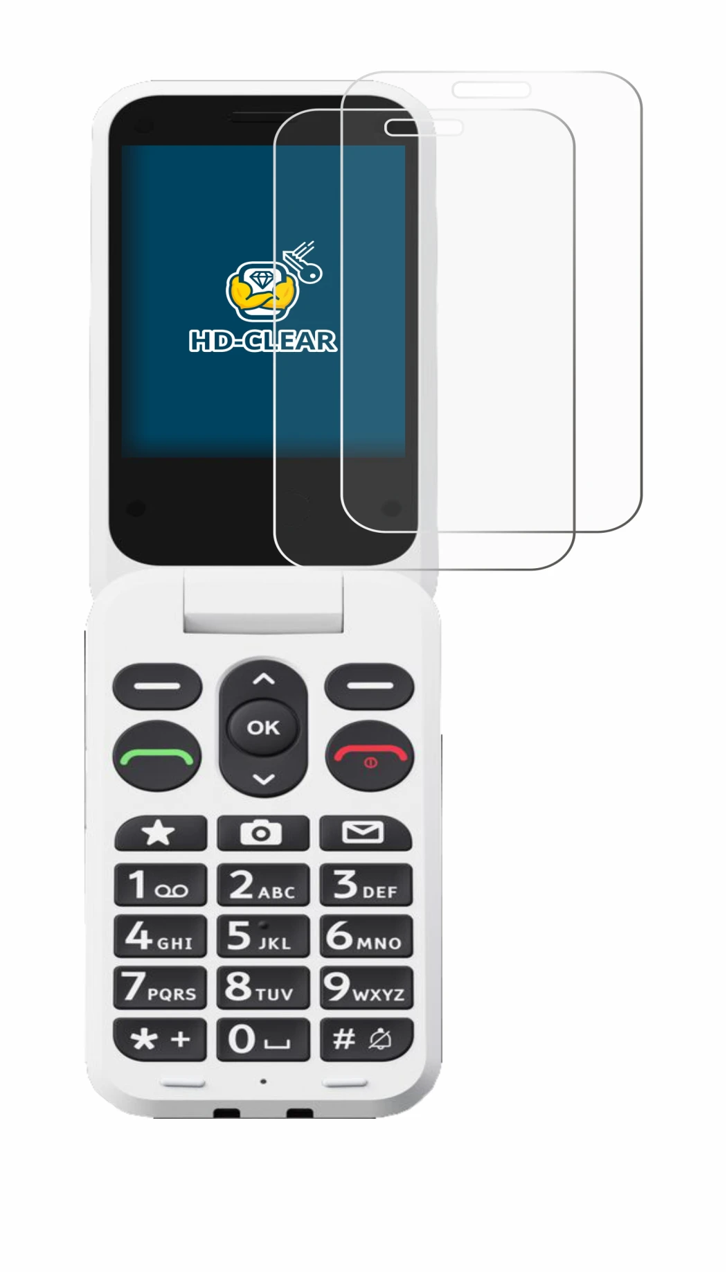 Imagen del dispositivo Doro Leva L30 con una amplia variedad de protectores de pantalla.