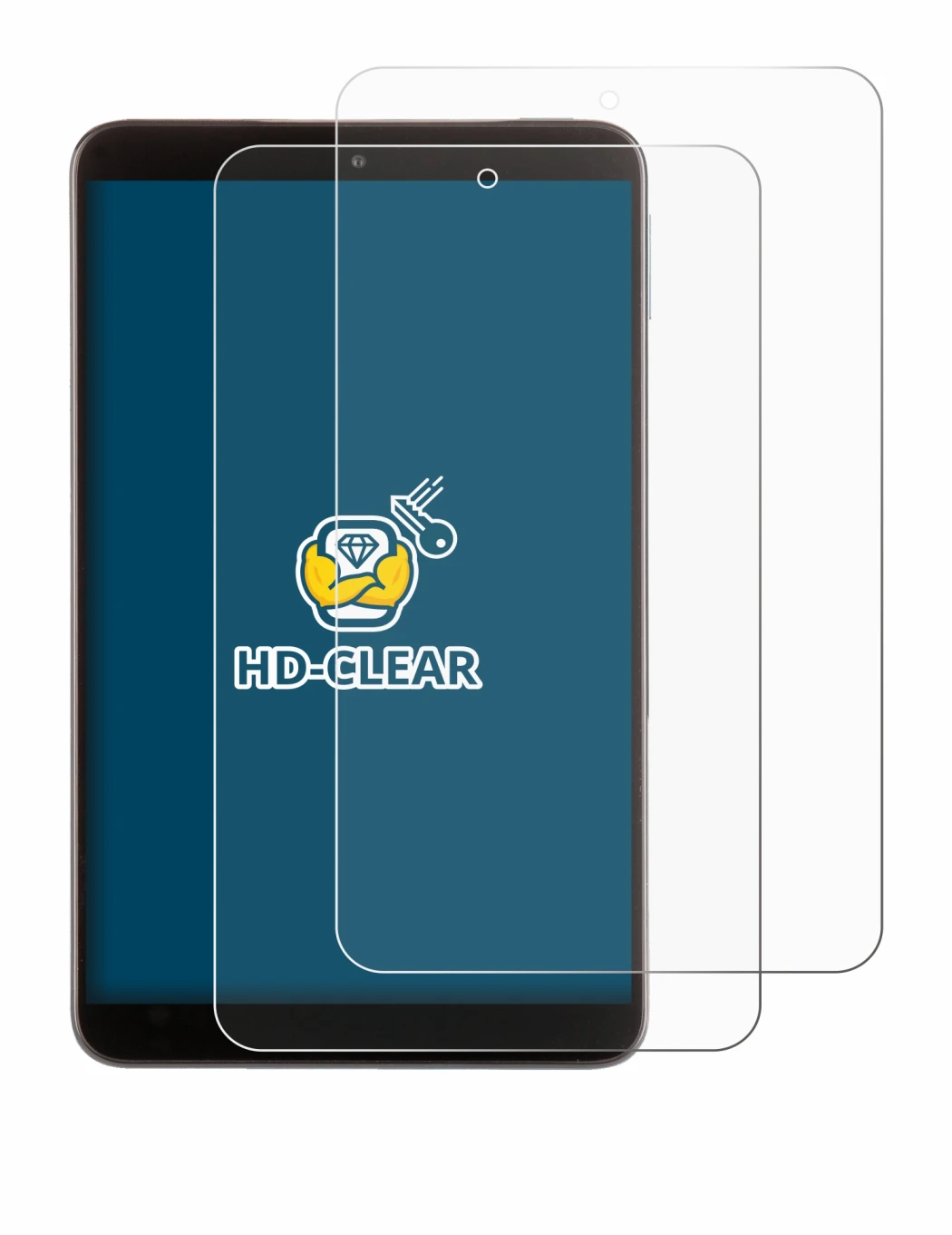 Imagen del dispositivo Nokia T10 (retrato) con una amplia variedad de protectores de pantalla.