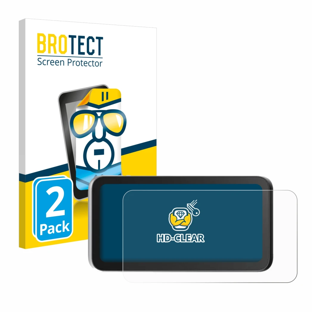 Parte frontal de un envase de producto con el logotipo de la marca BROTECT. Al lado se muestra el dispositivo Einstar VEGA con