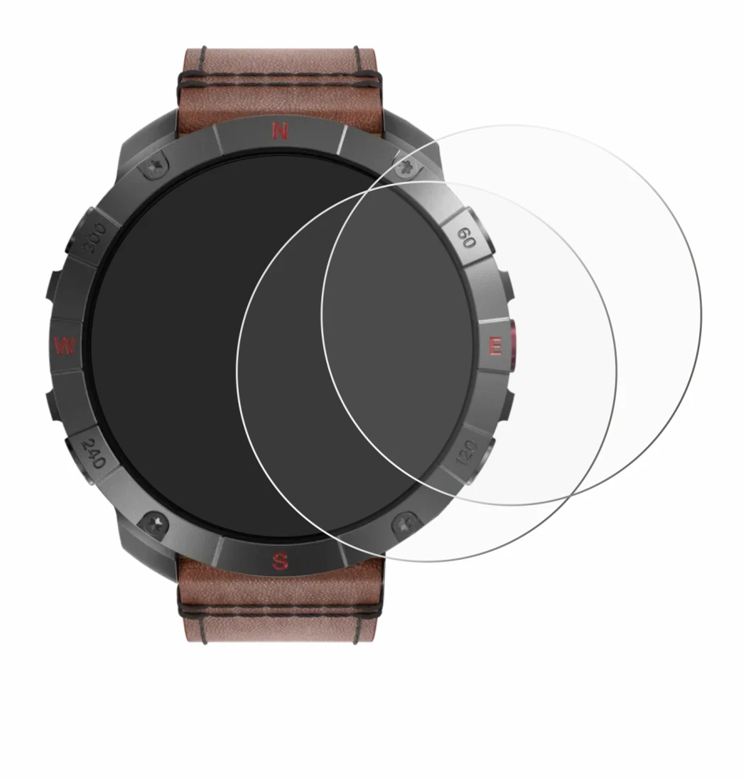 Imagen del dispositivo Polar Grit X2 Pro Titan con una amplia variedad de protectores de pantalla.