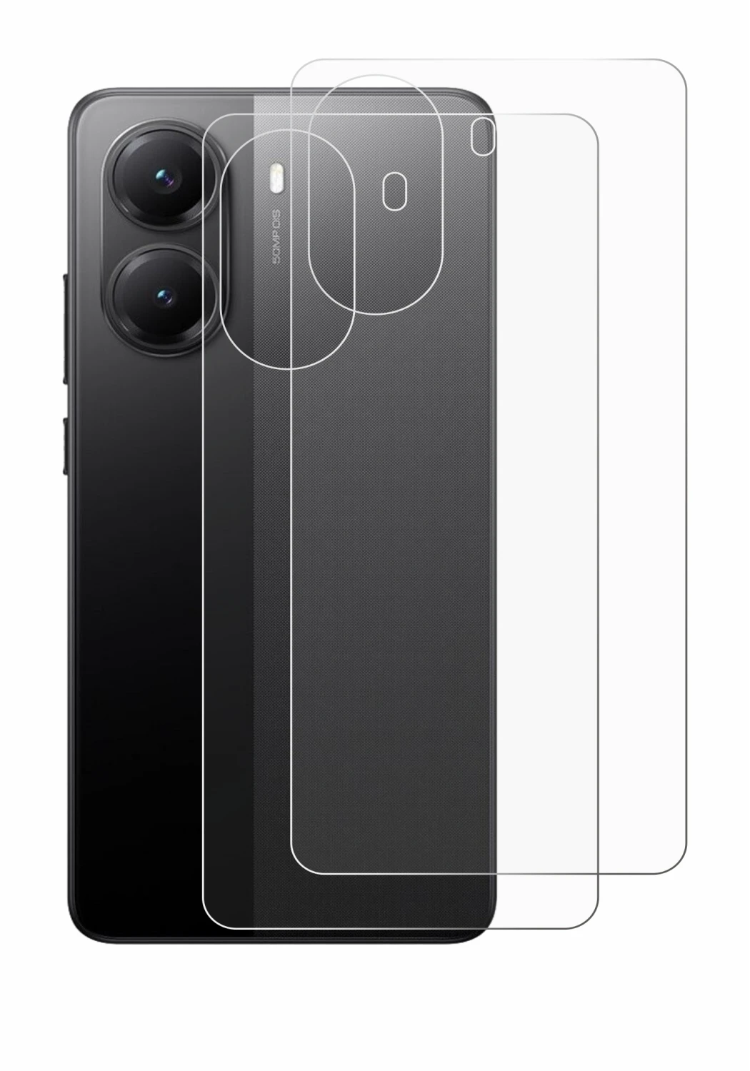 Imagen del dispositivo Xiaomi Poco X7 Pro (Trasero) con una amplia variedad de protectores de pantalla.