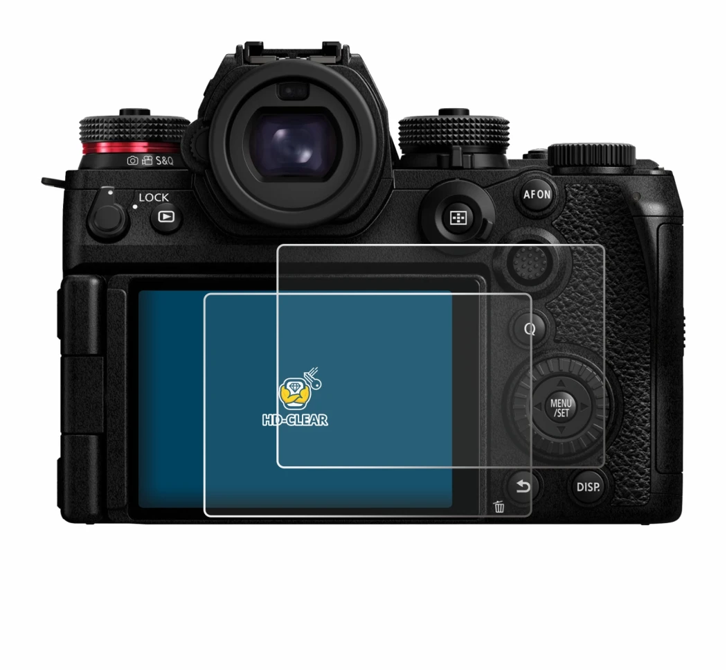 Imagen del dispositivo Panasonic Lumix S1R II con una amplia variedad de protectores de pantalla.