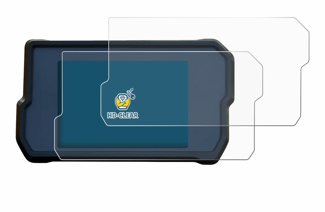 Imagen del dispositivo KTM RC125 / RC390 2022+ con una amplia variedad de protectores de pantalla.