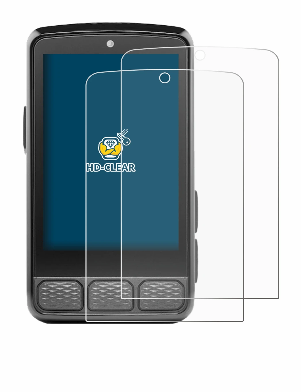 Imagen del dispositivo Wahoo Elemnt Roam 3 con una amplia variedad de protectores de pantalla.