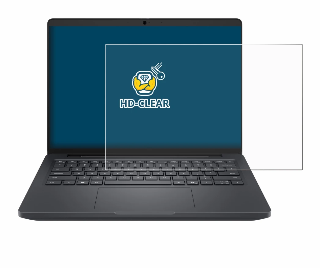 Imagen del dispositivo Dell Pro Max 14 con una amplia variedad de protectores de pantalla.