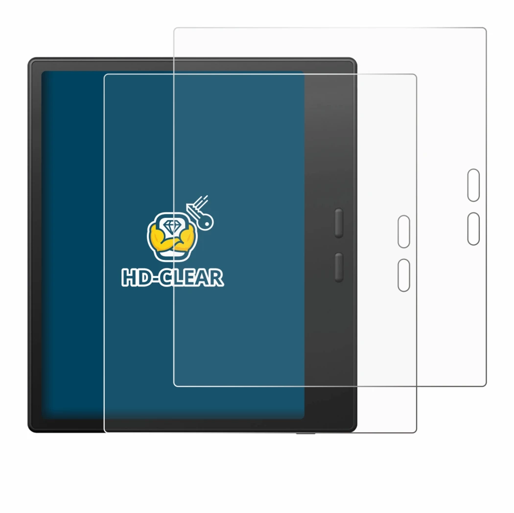 Imagen del dispositivo Boox Go Color 7 Gen II con una amplia variedad de protectores de pantalla.