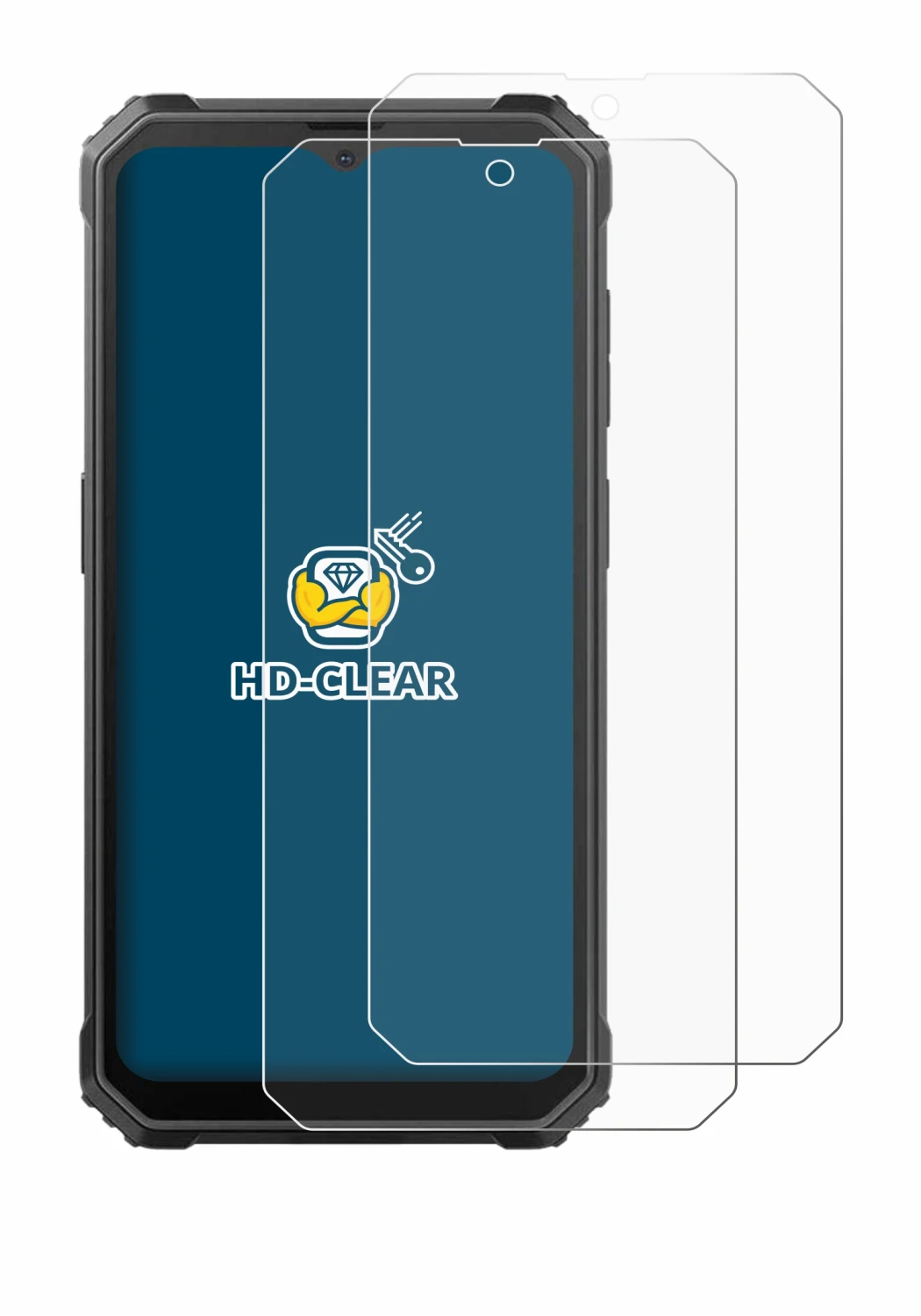 Imagen del dispositivo Blackview BV4800 SE con una amplia variedad de protectores de pantalla.