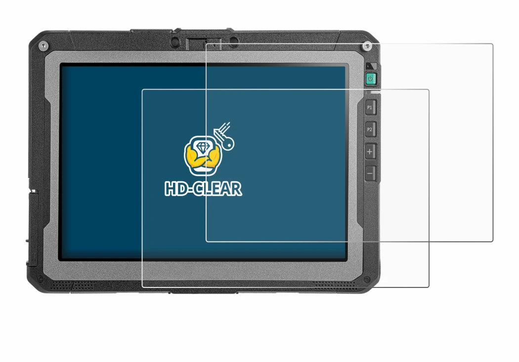 Imagen del dispositivo Getac ZX10 G2 con una amplia variedad de protectores de pantalla.