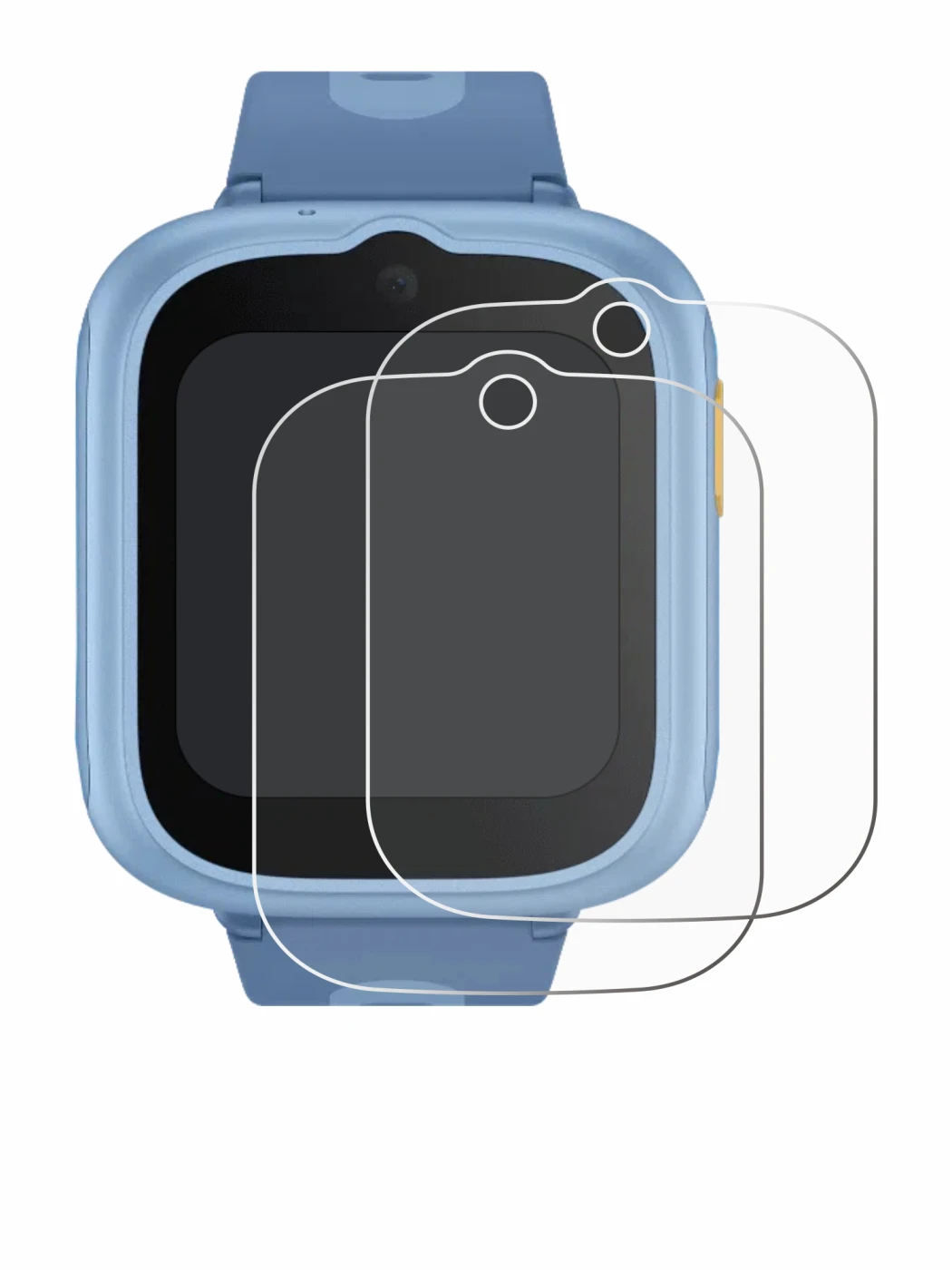 Imagen del dispositivo TCL Movetime MT48 con una amplia variedad de protectores de pantalla.