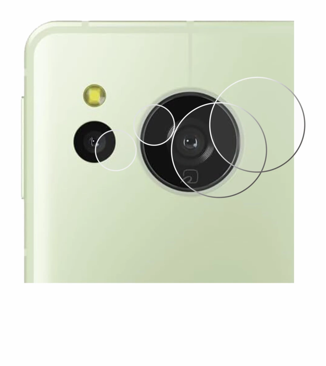 Imagen del dispositivo Sharp Aquos Sense 8 (SÓLO Cámara) con una amplia variedad de protectores de pantalla.
