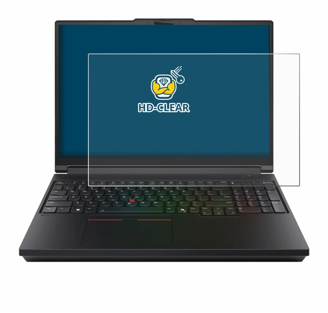 Imagen del dispositivo Lenovo ThinkPad P16 Gen 3 con una amplia variedad de protectores de pantalla.