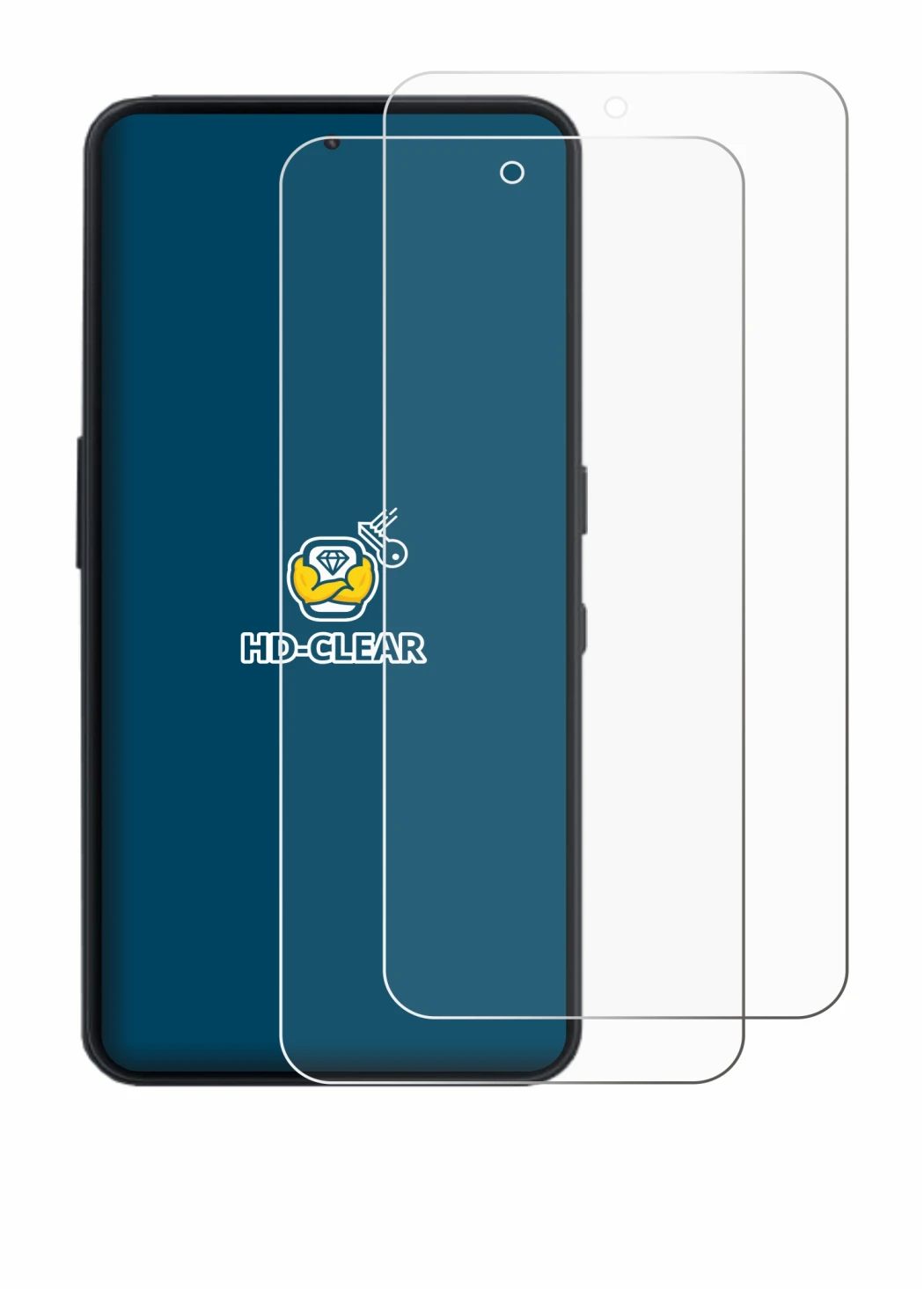 Imagen del dispositivo Nothing Phone (3a) Lite con una amplia variedad de protectores de pantalla.