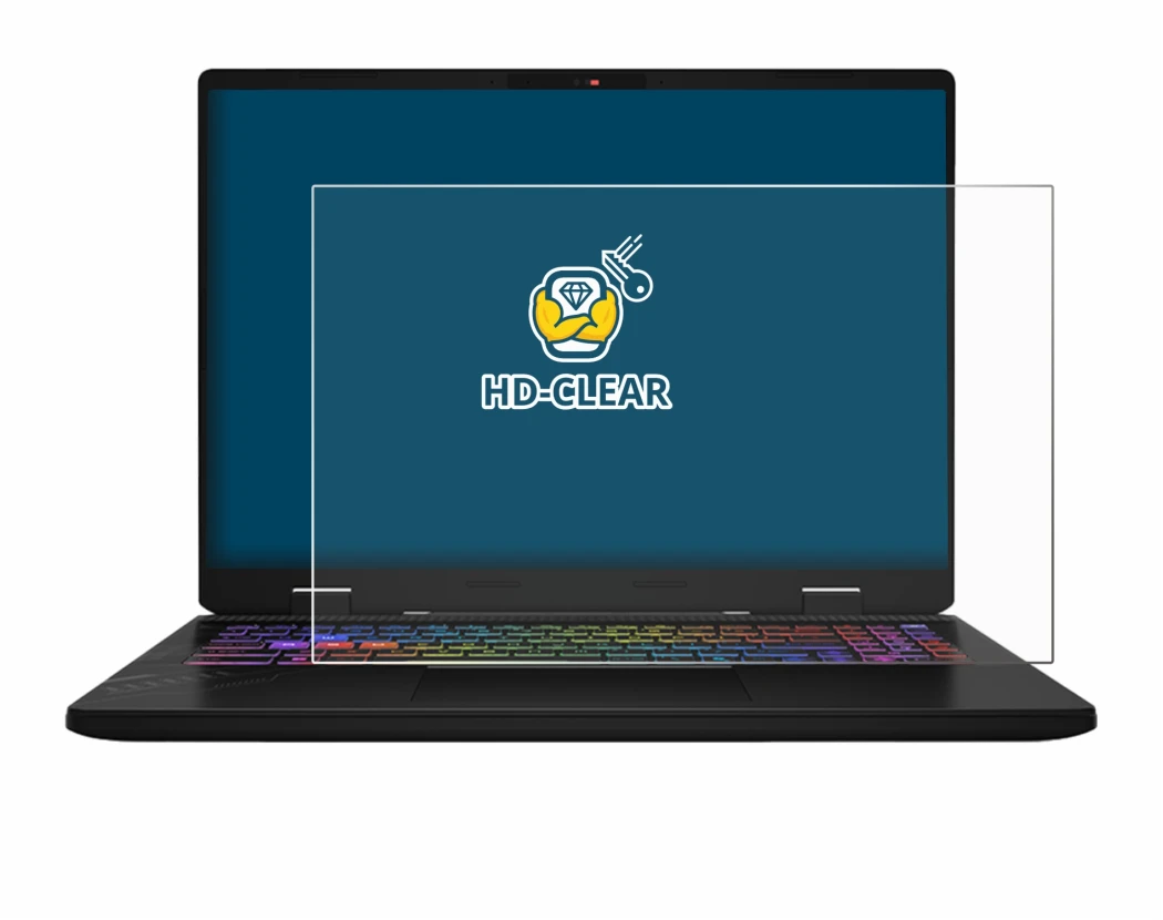 Imagen del dispositivo MSI Vector 16 HX AI con una amplia variedad de protectores de pantalla.
