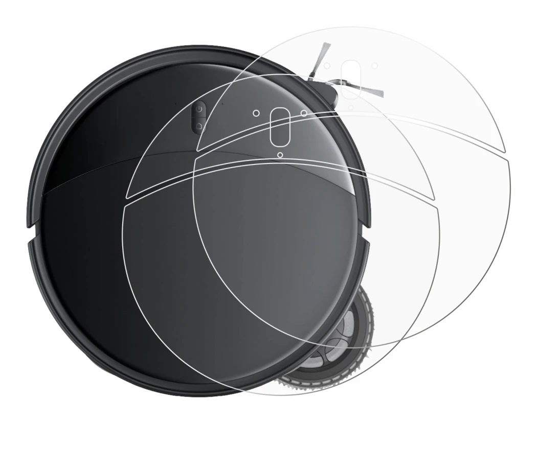 Imagen del dispositivo Roborock Saros 10R con una amplia variedad de protectores de pantalla.