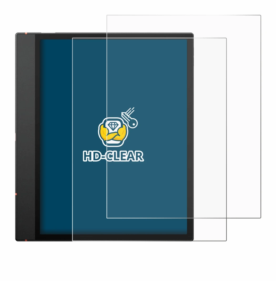 Imagen del dispositivo Boox Note Air 5 C con una amplia variedad de protectores de pantalla.