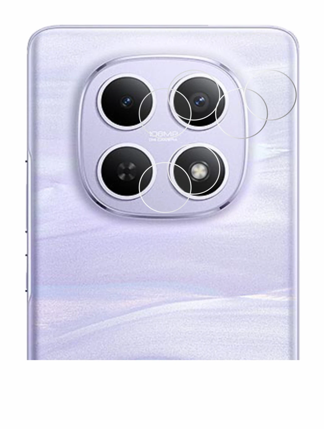 Imagen del dispositivo Xiaomi Redmi Note 15 5G (SÓLO Cámara) con una amplia variedad de protectores de pantalla.