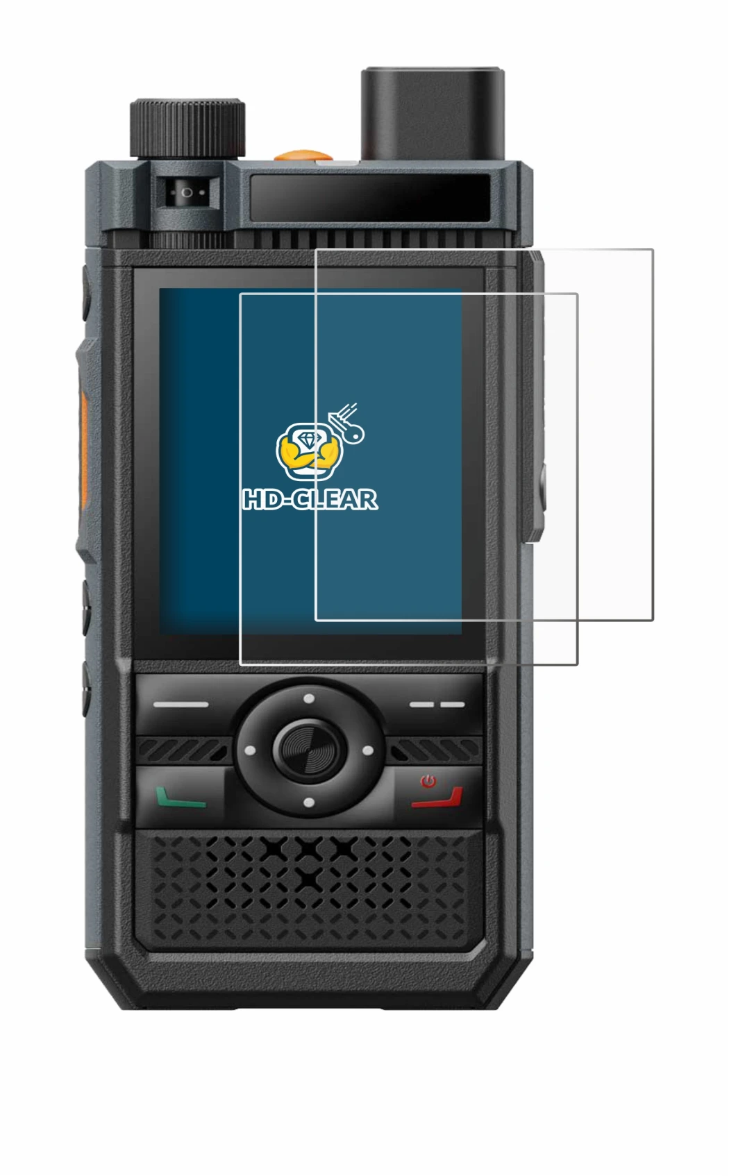 Imagen del dispositivo Hytera P50 Pro con una amplia variedad de protectores de pantalla.