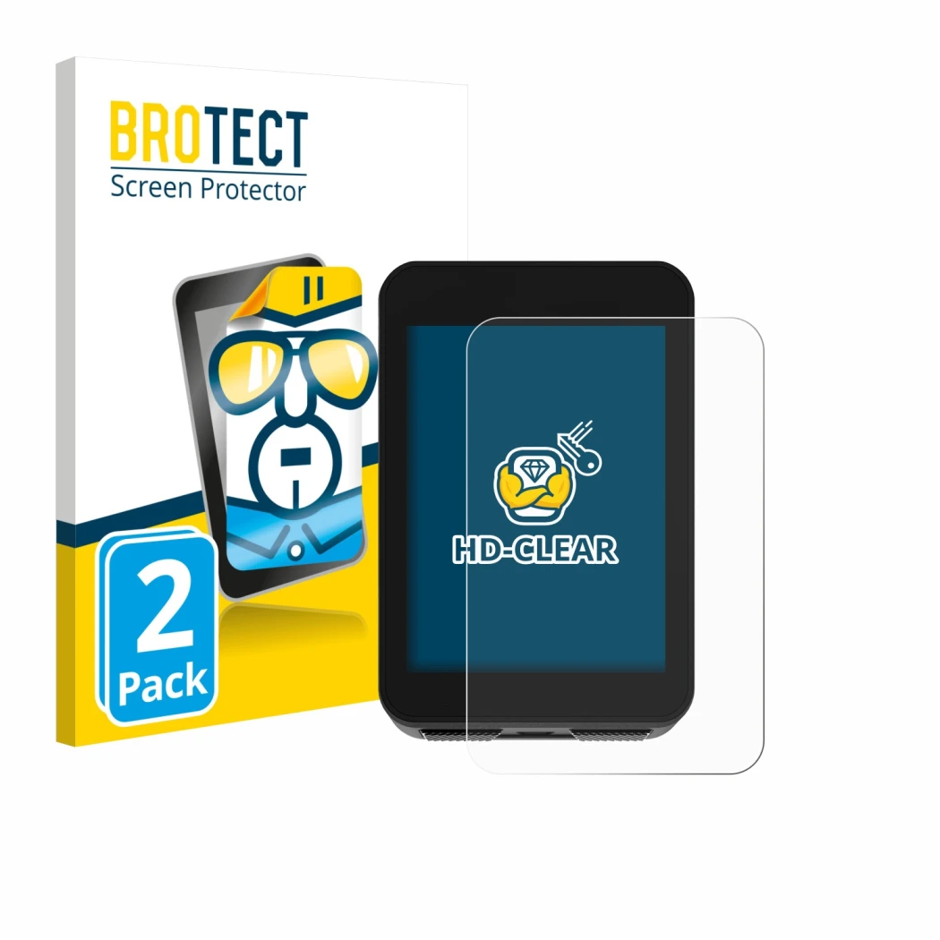 Parte frontal de un envase de producto con el logotipo de la marca BROTECT. Al lado se muestra el dispositivo Bikevee BKV310A 