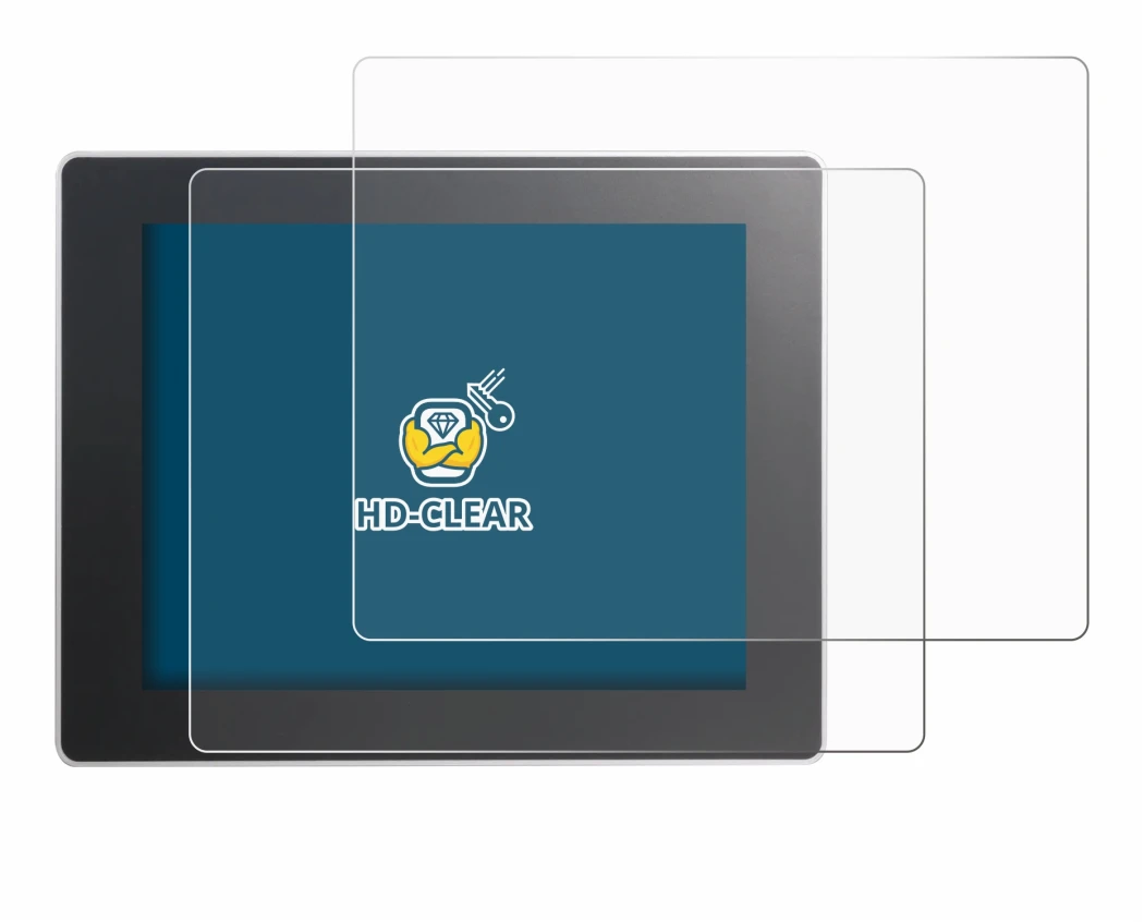 Imagen del dispositivo Weintek cMT3092X con una amplia variedad de protectores de pantalla.