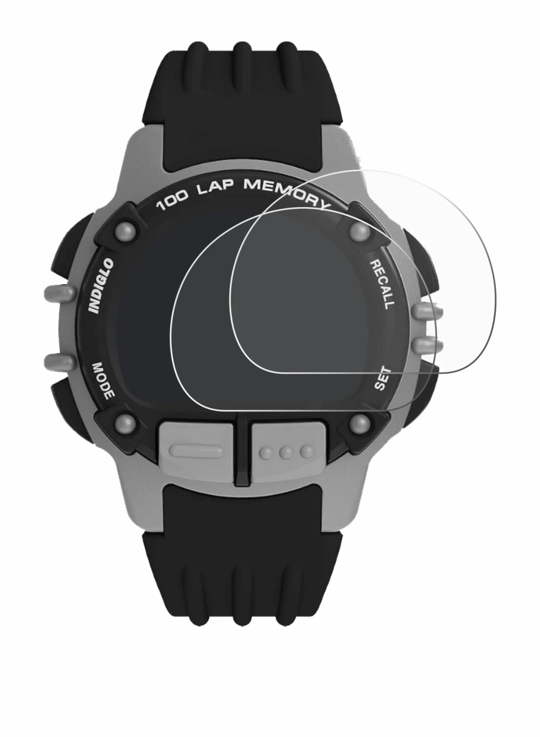 Imagen del dispositivo Timex Ironman TW5M63200 con una amplia variedad de protectores de pantalla.