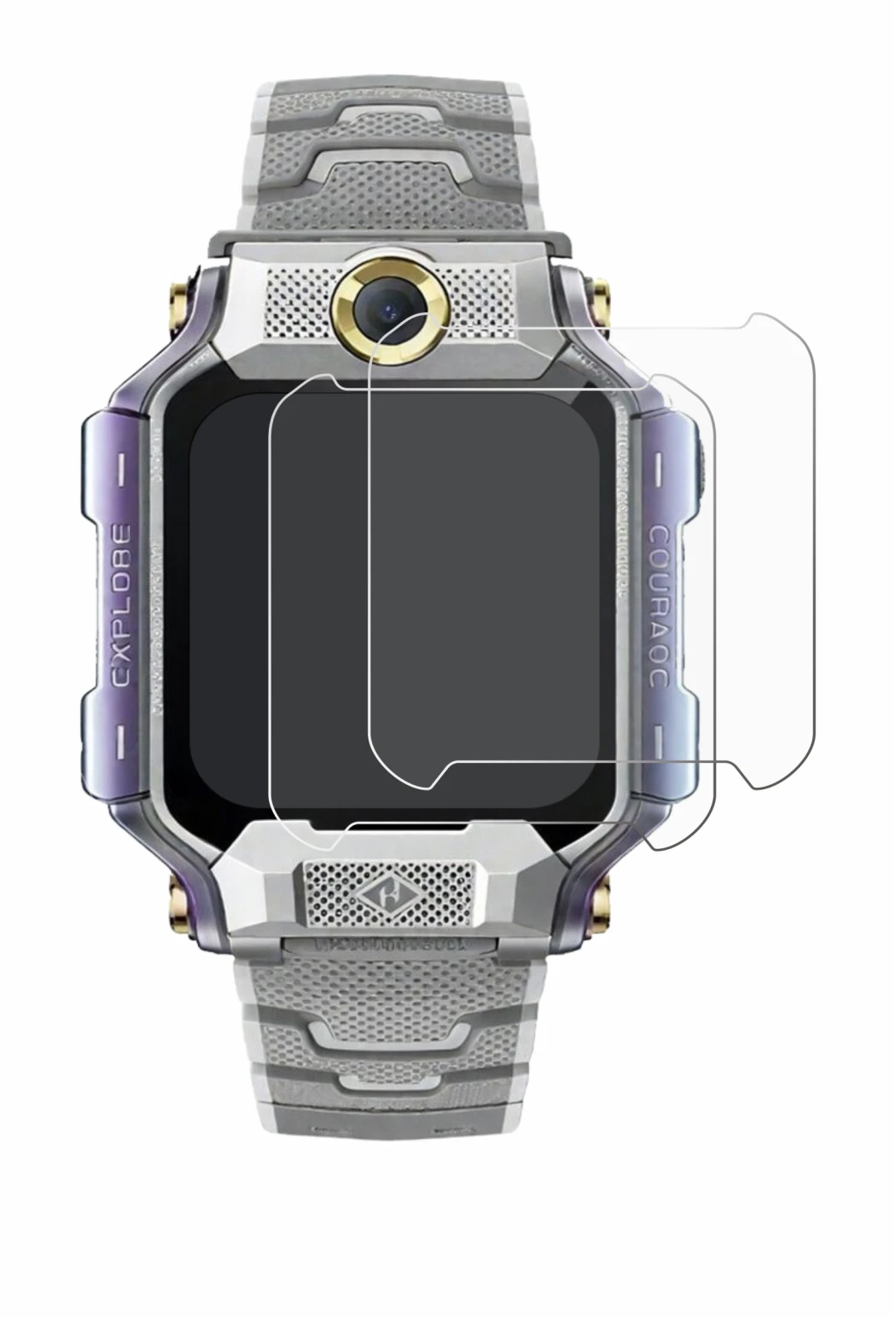 Imagen del dispositivo Imoo Watch Phone X10 con una amplia variedad de protectores de pantalla.