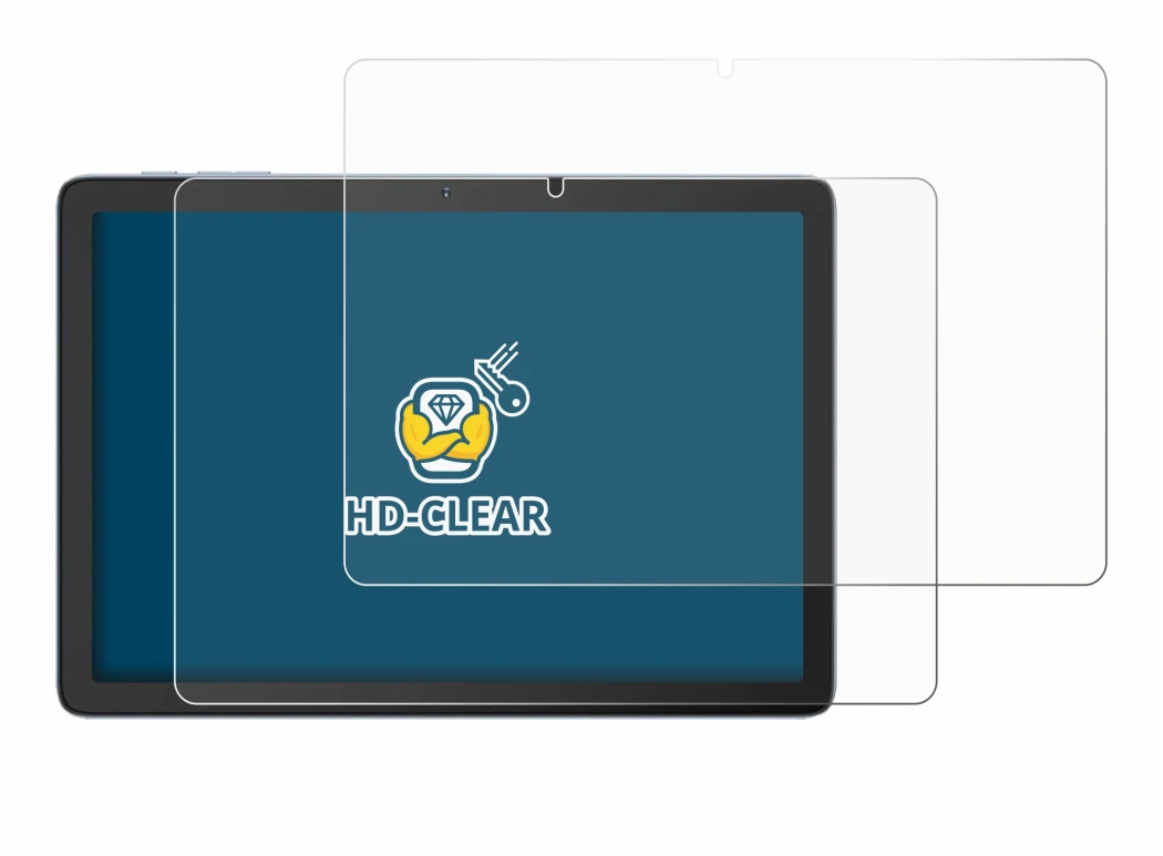 Imagen del dispositivo Hotwav Pad 12 con una amplia variedad de protectores de pantalla.