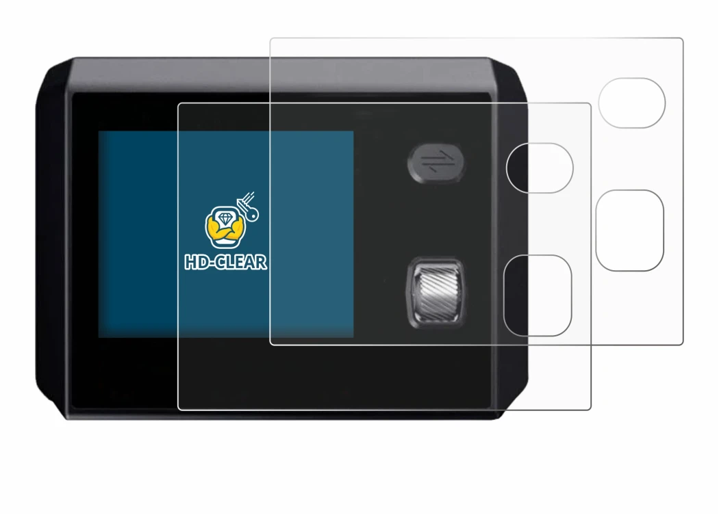 Imagen del dispositivo SkyRC MC5000 con una amplia variedad de protectores de pantalla.