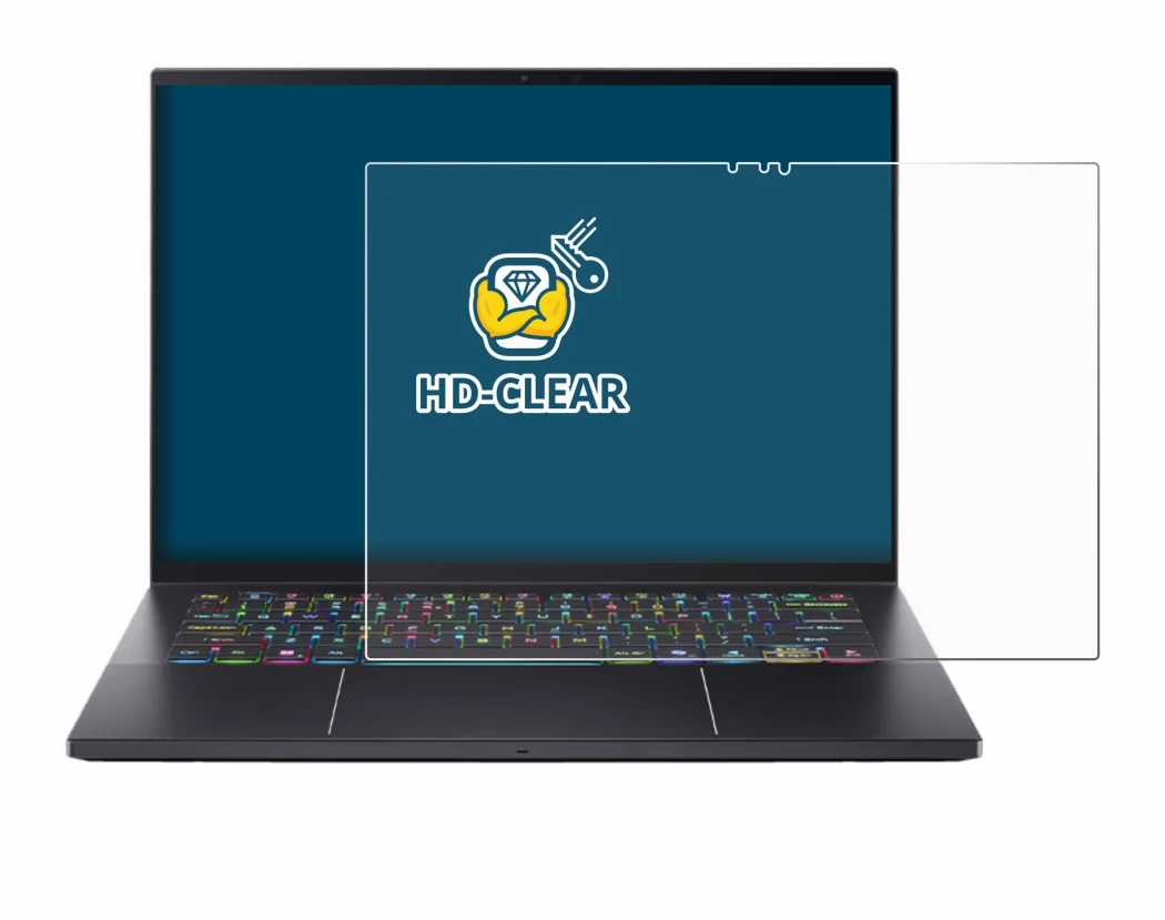 Imagen del dispositivo Acer Predator Triton 14 AI con una amplia variedad de protectores de pantalla.