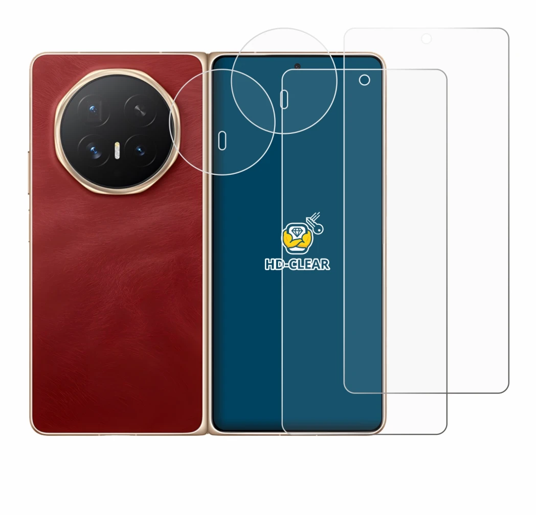 Imagen del dispositivo Honor Magic V6 (Frontal+Cámara) con una amplia variedad de protectores de pantalla.