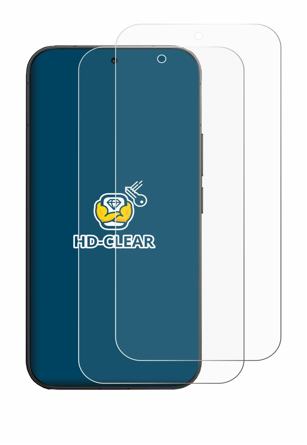 Imagen del dispositivo Vivo V70 con una amplia variedad de protectores de pantalla.